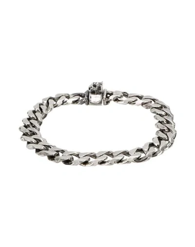 Shop Emanuele Bicocchi Chain Bracelet Bracelet Silver Size L 925/1000 Silver