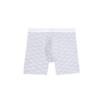 Pre-owned Kith  For Calvin Klein Classic Boxer Brief Light Heather Grey