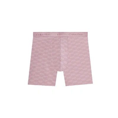 Pre-owned Kith  For Calvin Klein Classic Boxer Brief Woodrose