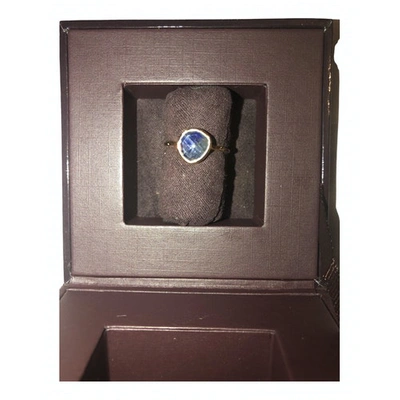 Pre-owned Monica Vinader Blue Pink Gold Ring