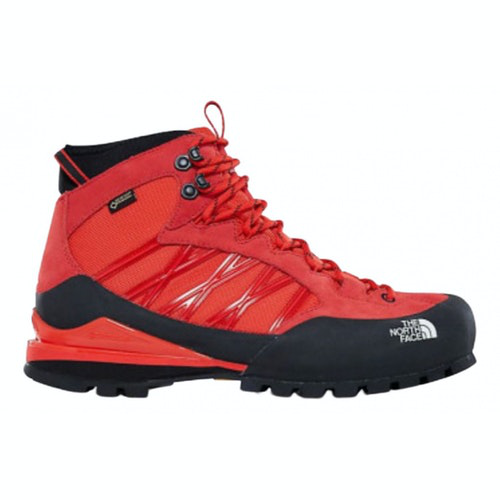 north face red boots