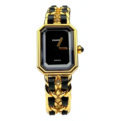Pre-owned Chanel Première Gold Gold Plated Watch