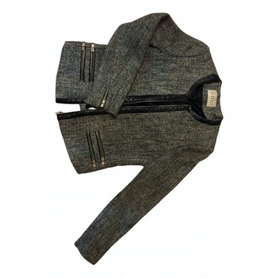 Pre-owned Claudie Pierlot Wool Short Vest In Grey