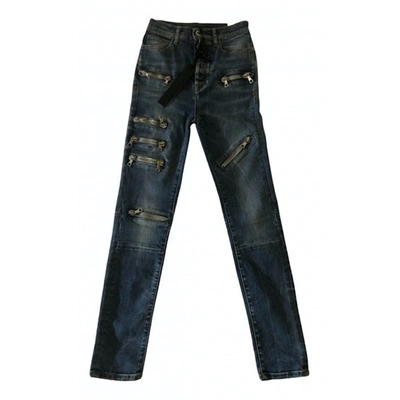 Pre-owned Ben Taverniti Unravel Project Slim Jeans In Blue