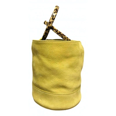 Pre-owned Simon Miller Medium Bonsai Yellow Leather Handbag