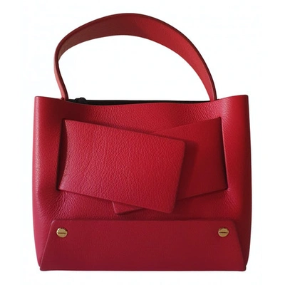 Pre-owned Yuzefi Dinky Leather Handbag In Red