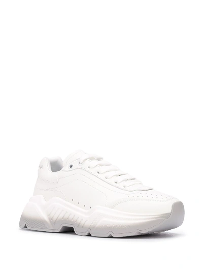 Shop Dolce & Gabbana Daymaster Leather Sneakers