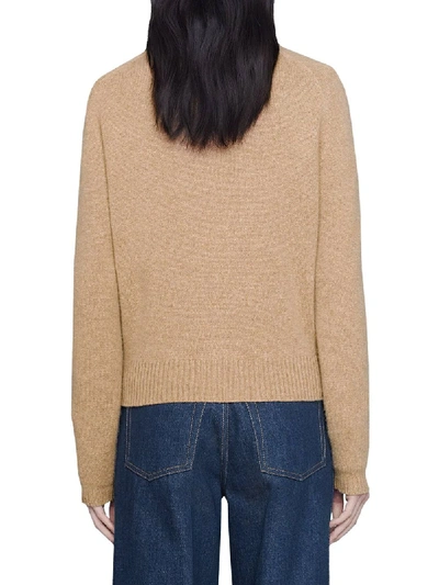 Shop Gucci Cashmere Cardigan In Brown