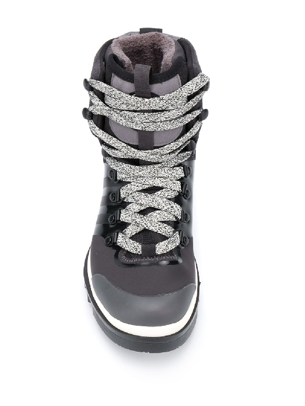 Adidas By Stella Mccartney Eulampis Water Resistant Sneaker Boot In Black Modesens