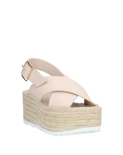 Shop L'autre Chose L' Autre Chose Woman Sandals Light Pink Size 9 Soft Leather