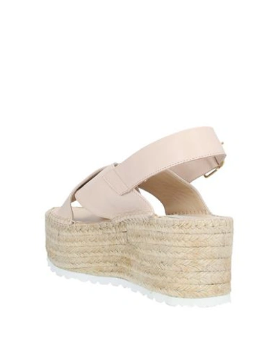 Shop L'autre Chose L' Autre Chose Woman Sandals Light Pink Size 6 Soft Leather