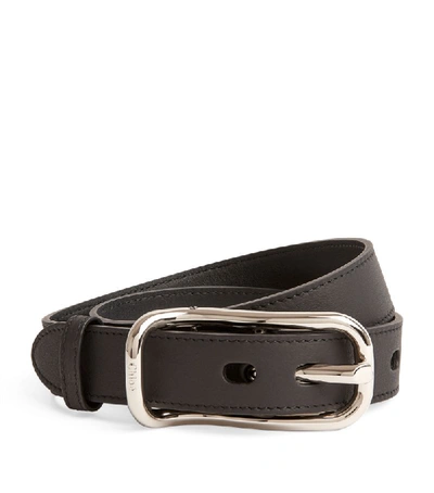 Shop Chloé Leather Drew Belt