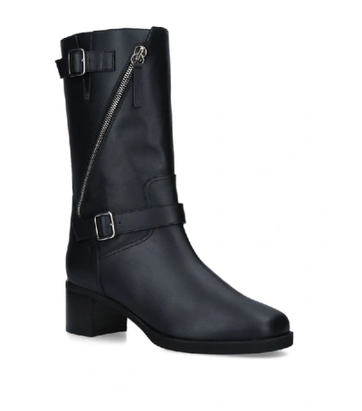 Shop Giuseppe Zanotti Mid-calf Leather Before Boots 45