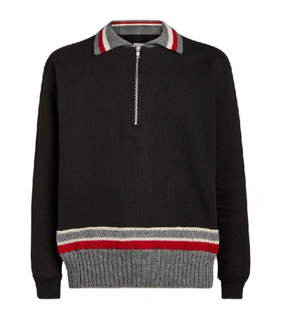 Shop Maison Margiela Half-zip Sweater