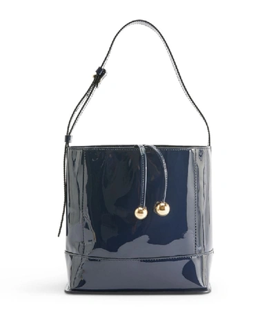 Shop Weekend Max Mara Patent Leather Bucket Bag