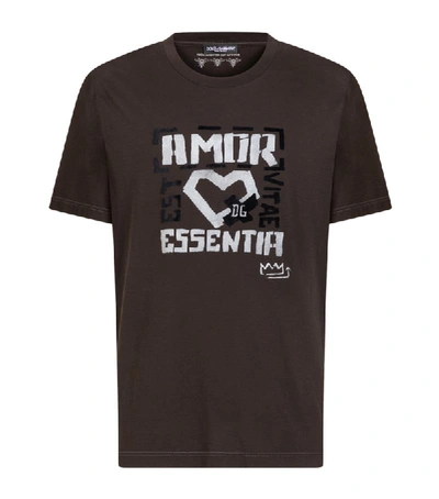 Shop Dolce & Gabbana Amor Essentia T-shirt