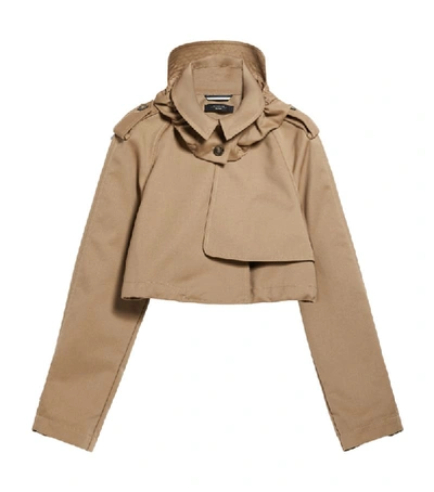 Shop Weekend Max Mara Re-find Cropped Trench Coat