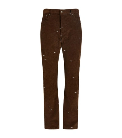 Shop Phipps All-over Logo Corduroy Trousers