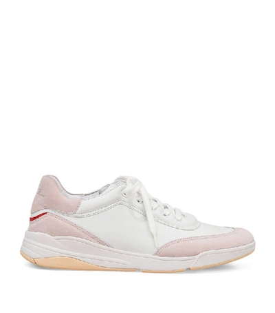 Shop Loro Piana Leather Play Sneakers