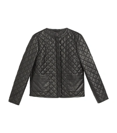Shop Weekend Max Mara Leather Quilted Jacket