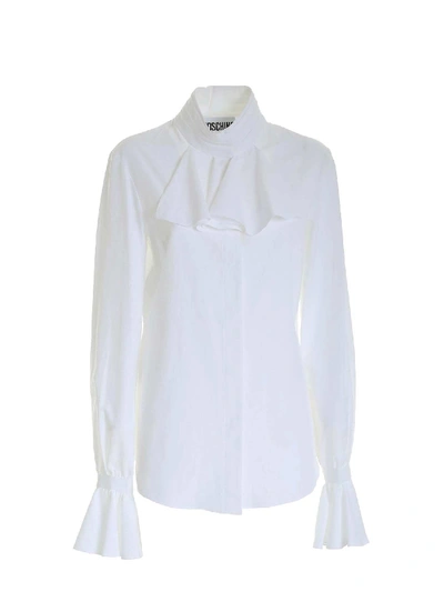 Shop Moschino Modern Marie Antoinette Shirt In White