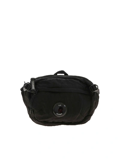 Shop C.p. Company Logo Belt Bag In Black