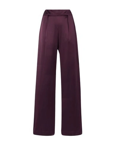 Shop La Collection Pants In Deep Purple