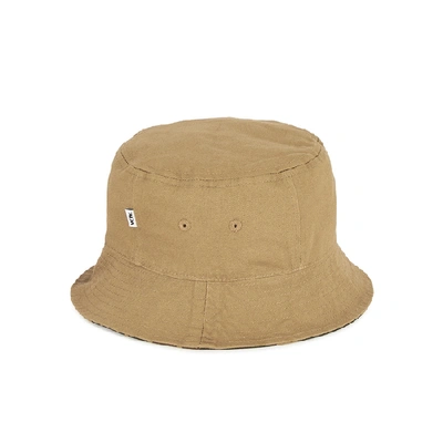Shop Wood Wood Camouflage-print Reversible Twill Bucket Hat In Khaki
