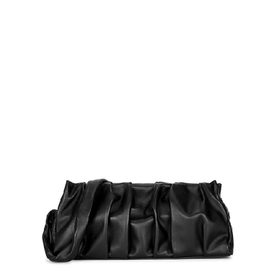Shop Elleme Long Vague Black Leather Shoulder Bag