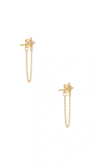 Shop Shashi Nova Chain Earring In Gold