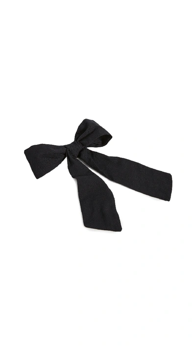 Shop Madewell Oversized Bow Hair Tie In True Black