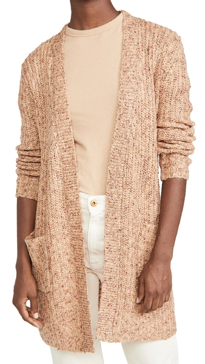 Shop Bb Dakota Yarning For You Cardigan In Caramel