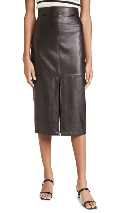 Shop A.l.c Moss Skirt In Carob