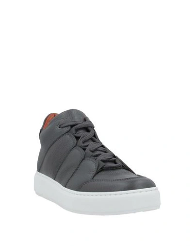 Shop Ermenegildo Zegna Sneakers In Lead