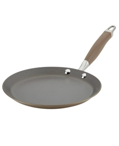 Shop Anolon Advanced Home Hard-anodized 9.5" Nonstick Crepe Pan In Bronze