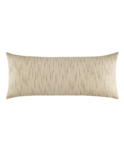 Shop Kenneth Cole Chenille Lumbar Pillow Cover In Light Beige