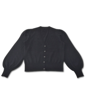 petite balloon sleeve cardigan