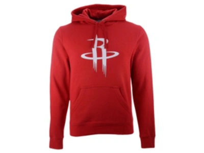 Shop Majestic Men's Houston Rockets Halpert Primary Logo Hoodie In Red