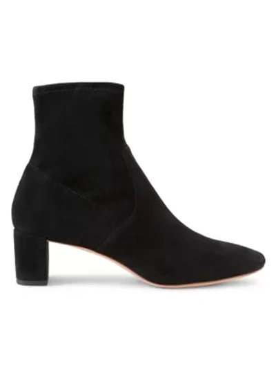 Shop Loeffler Randall Cynthia Suede Ankle Boots In Black