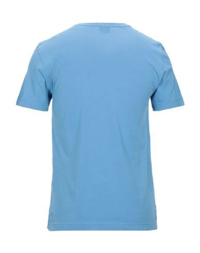 Shop Drumohr T-shirts In Pastel Blue