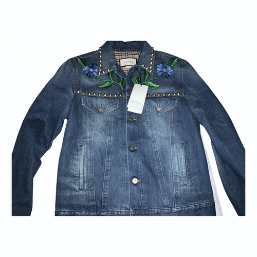 gucci black denim jacket