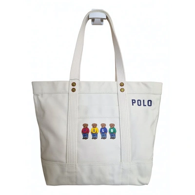 Pre-owned Polo Ralph Lauren Beige Cotton Handbag