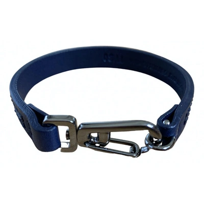 Pre-owned Tod's Blue Leather Bracelet