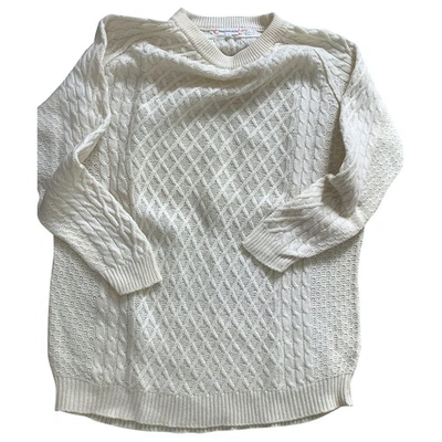 Pre-owned Chinti & Parker White Wool Knitwear