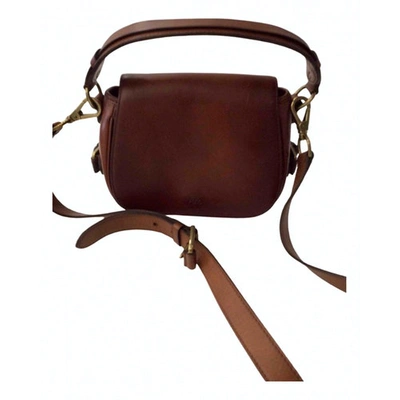 Pre-owned Polo Ralph Lauren Brown Leather Handbag