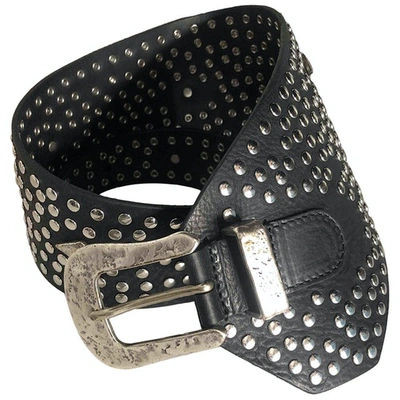 Pre-owned Isabel Marant Black Leather Belt