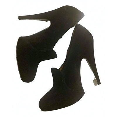 Pre-owned Givenchy Black Suede Ankle Boots