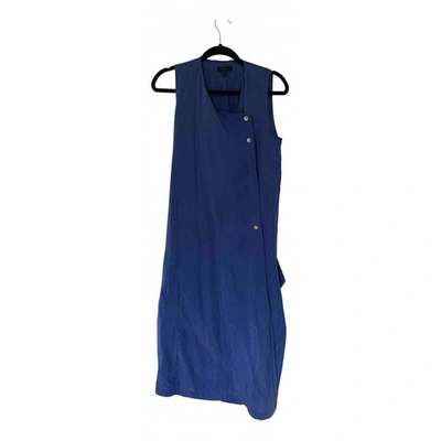 Pre-owned Belstaff Blue Silk Dress