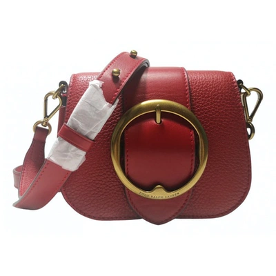 Pre-owned Polo Ralph Lauren Red Leather Handbag
