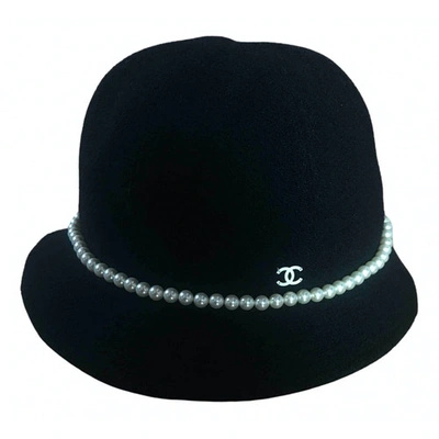 Pre-owned Chanel Black Wool Hat